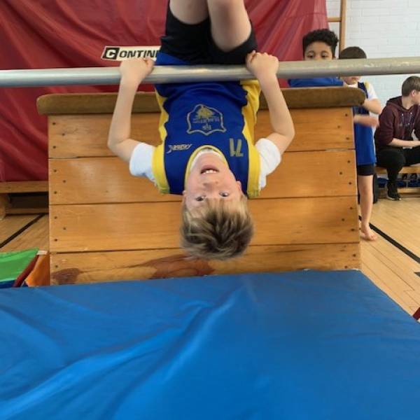 KS2 Gymnastics festival at Coombe Dean School